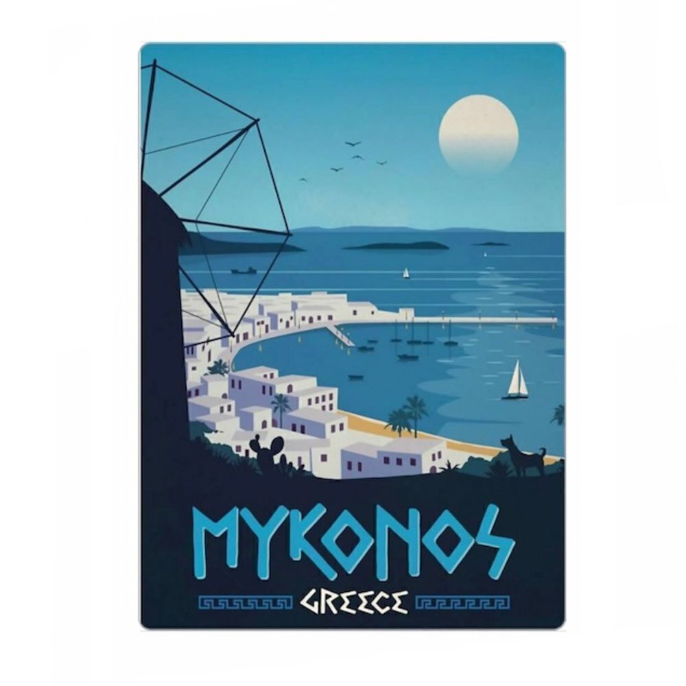Mykonos Greece Greek Isles Magnet